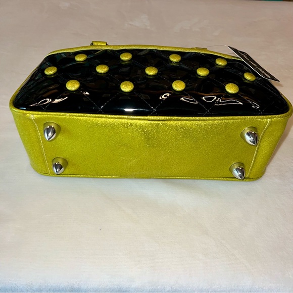 Lux de Ville Cosmic Chartreuse Sparkle Purse - Picture 6 of 15